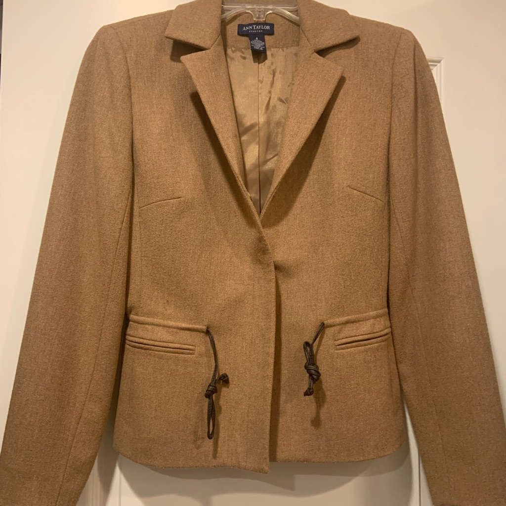 Camel Colored Wool Jacket
